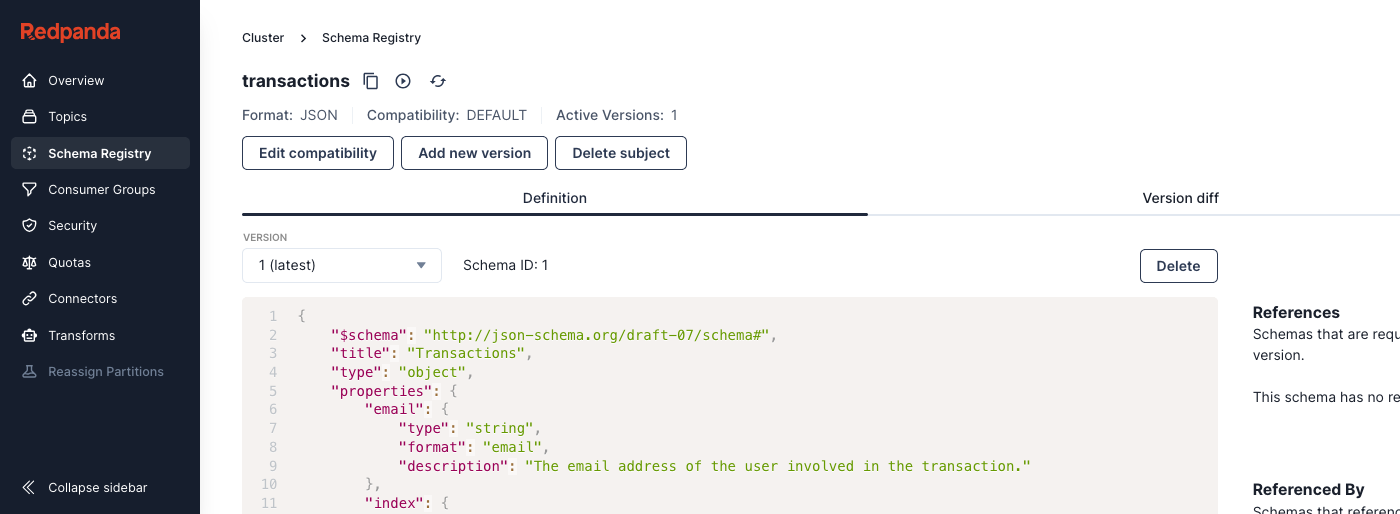 schema reg